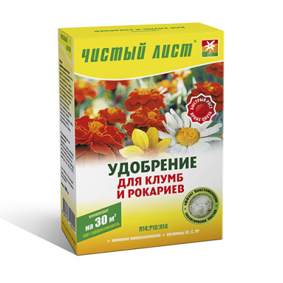 Добриво Чистий Лист для клумб і рокаріїв / 300 г.