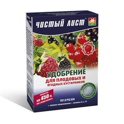 Добриво Чистий Лист для плодово-ягідних кущів / 300 г.