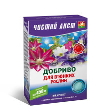 Удобрение кристаллическое для вьющихся растений Чистый Лист / 300 г.